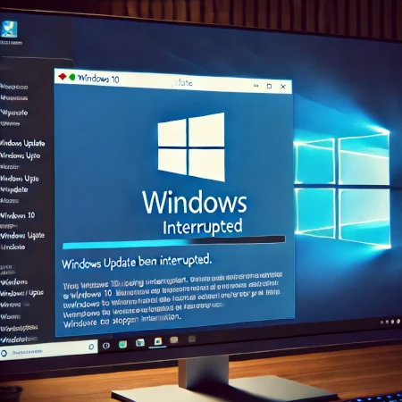 atualização interrompida do windows