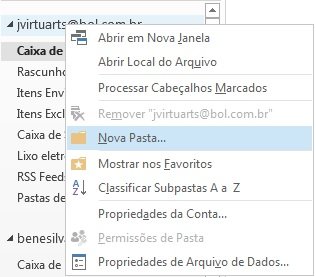 criar nova pasta