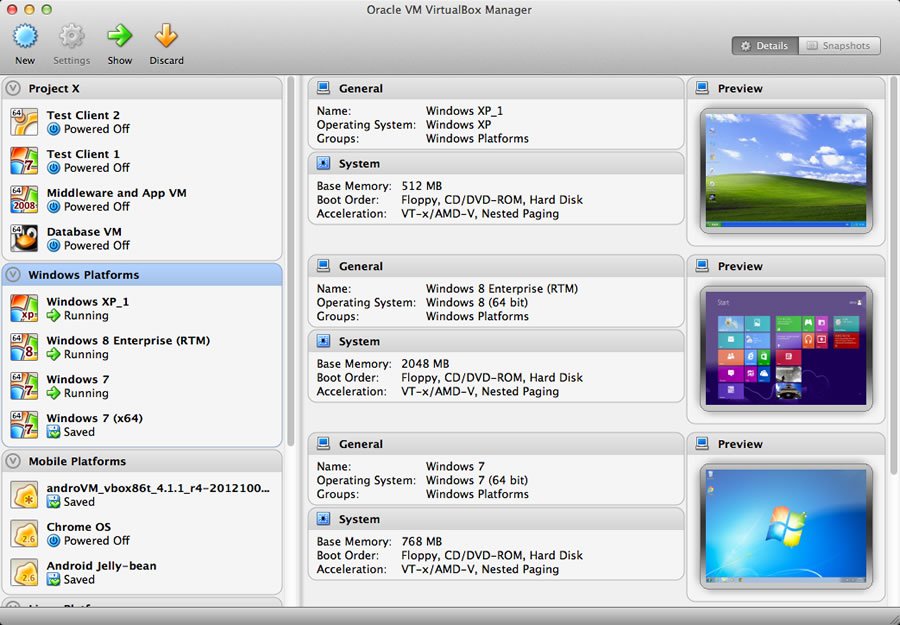 virtualbox