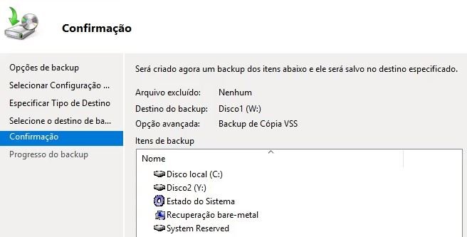 backup local do windows server