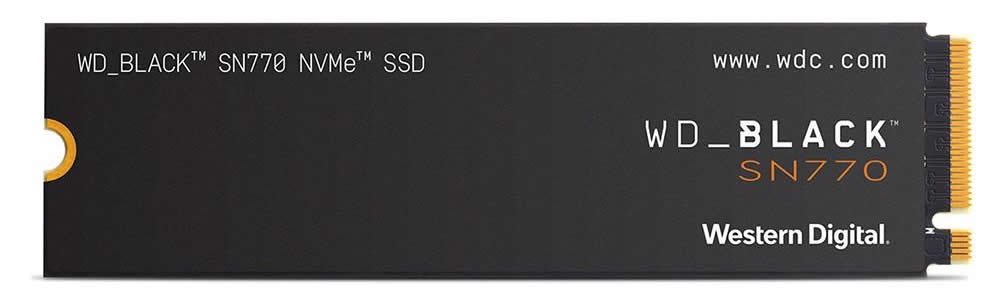 SSD NVMe Black SN770 Western digital