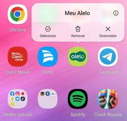 tela samsung galaxy a53 desinstalar apps