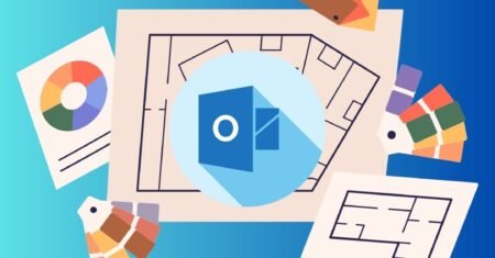 Como corrigir layout do Outlook