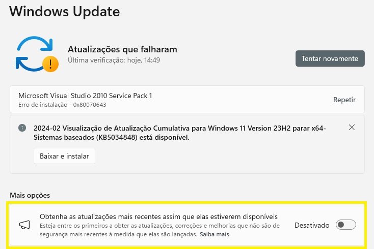 atualizacoes automaticas do windows