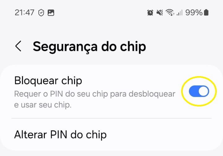 bloquear chip de celular