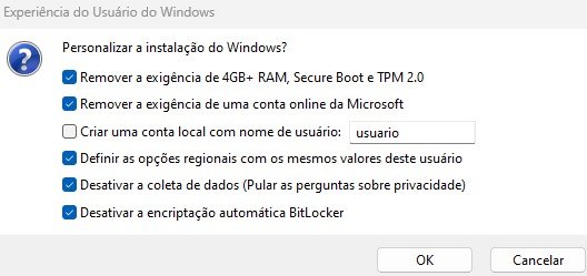 rufus windows 11
