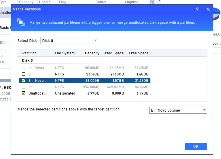 aomei partition merge partitions