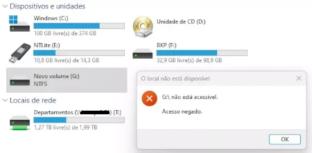 Como corrigir o acesso de disco negado no Windows