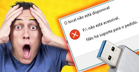 Pendrive não é reconhecido pelo computador
