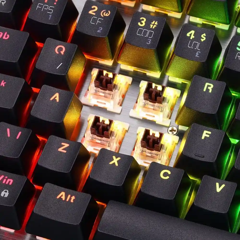 teclado mecânico gamer