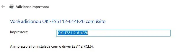 detecção de impressora de rede