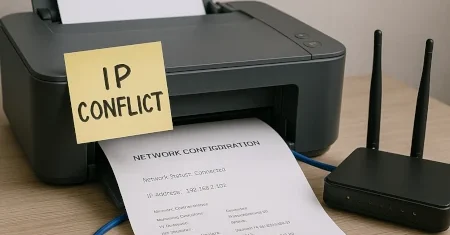 Como resolver o conflito de IP em impressoras de rede