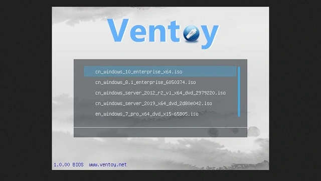 ventoy boot