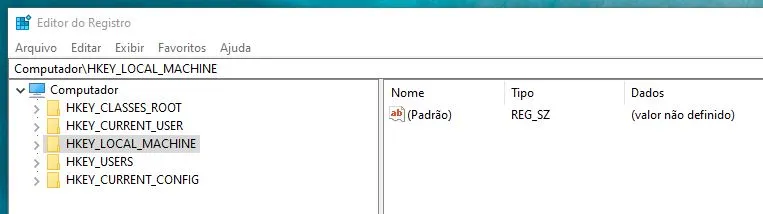 registro do windows