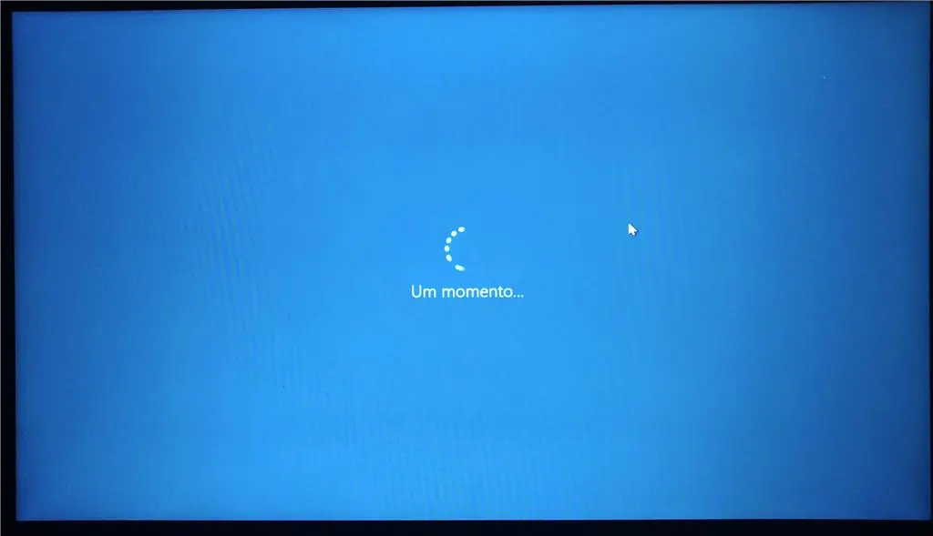 perfil do windows carregando indefinidamente