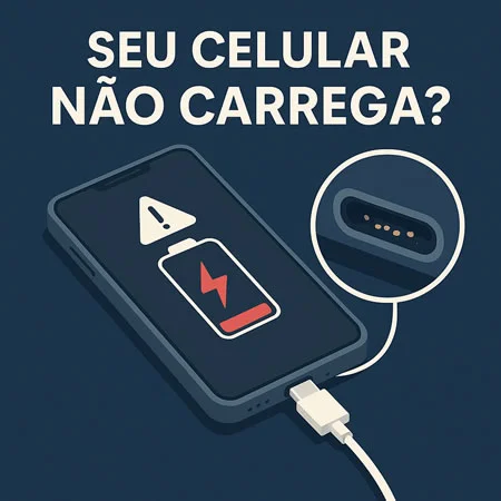 Seu celular Não Carrega? Veja 4 Soluções Rápidas