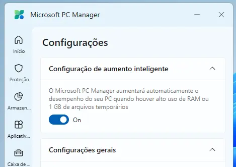 microsoft pc manager - ram