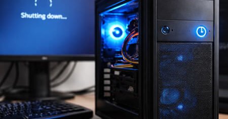 PC desliga o Windows mas continua ligado?