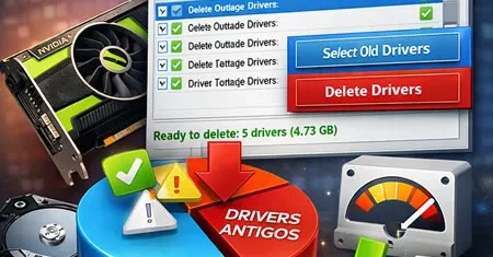 Libere espaço no Windows removendo drivers antigos