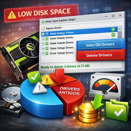 driverstorre liberar espaço no windows