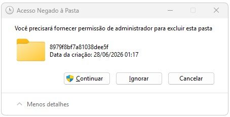 windows11-acesso negado a pasta