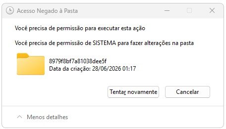 windows11-acesso negado a pasta