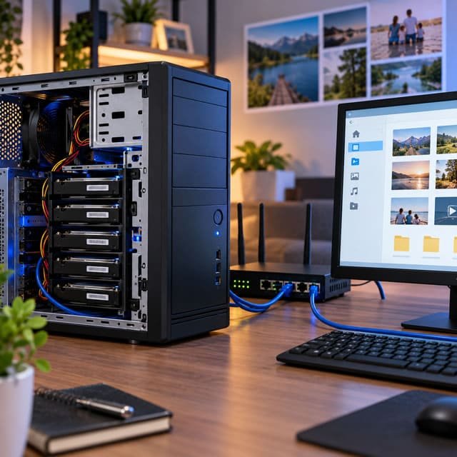 Como Criar um NAS Caseiro com Linux em um PC Antigo