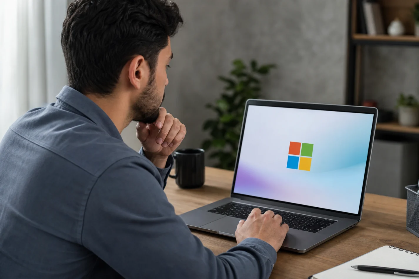 Verifique a sua conta Microsoft cadastrada 