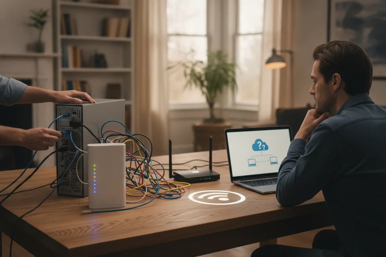 Como identificar se o problema é no modem ou PC 