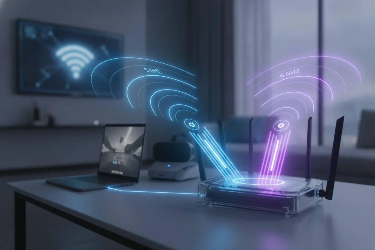Mude para a frequência de 5 GHz ou 6 GHz | Criandobits Mude para a frequência de 5 GHz ou 6 GHz