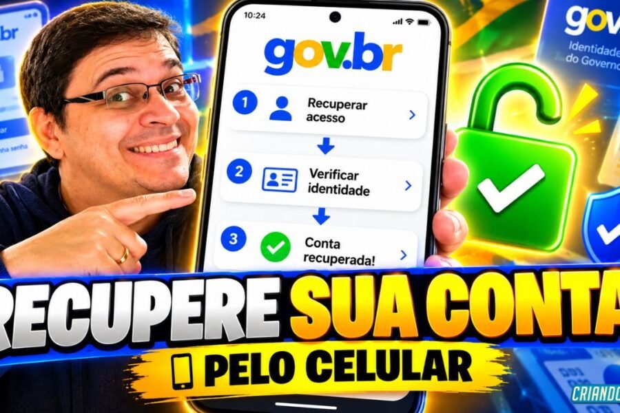 como recuperar acesso ao aplicativo gov br 3